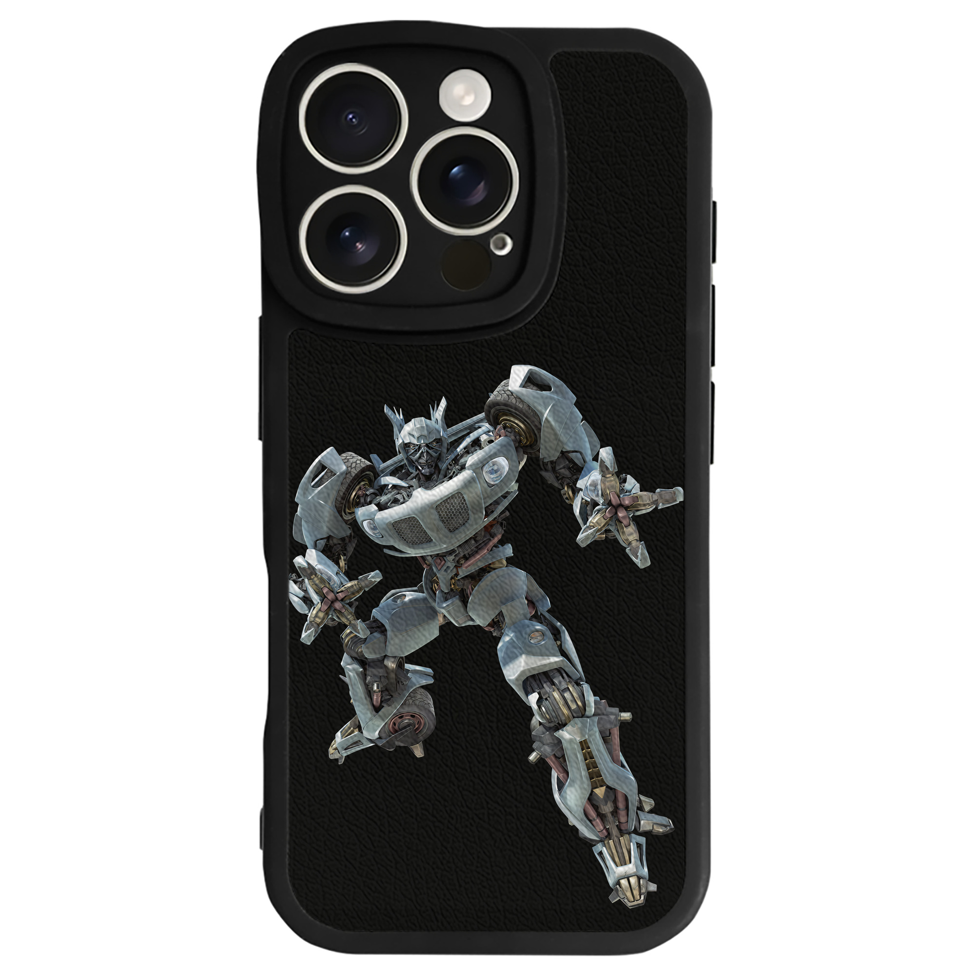 （画像用） Transformers トランスフォーマー 【iPhone 16シリーズ対応】シリコンスマホケース（レザー調） 材質：シリコン